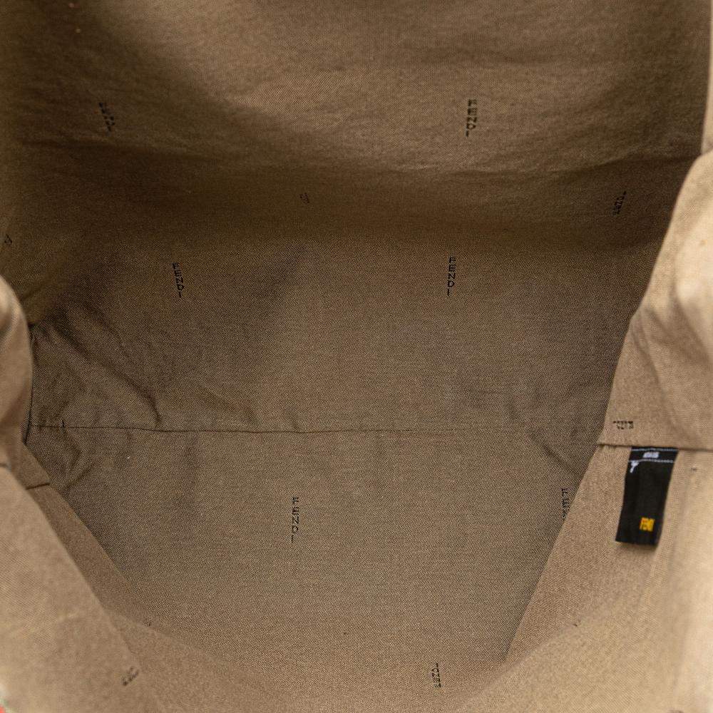 Fendi B Fendi Red Canvas Fabric Leopard Print Shopper Tote Italy