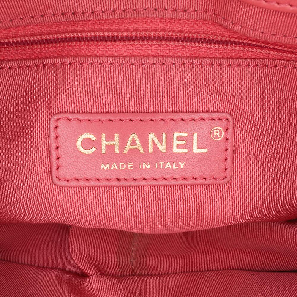 Chanel B Chanel Pink Calf Leather Quilted skin Straight Lined Flap Italy
