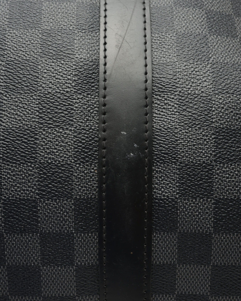 Louis Vuitton Damier Graphite Keepall Bandouliére 55 Weekend Bag