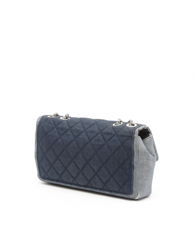 Chanel Denim Medallion Medium Flap Bag