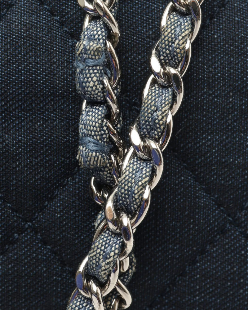 Chanel Denim Medallion Medium Flap Bag