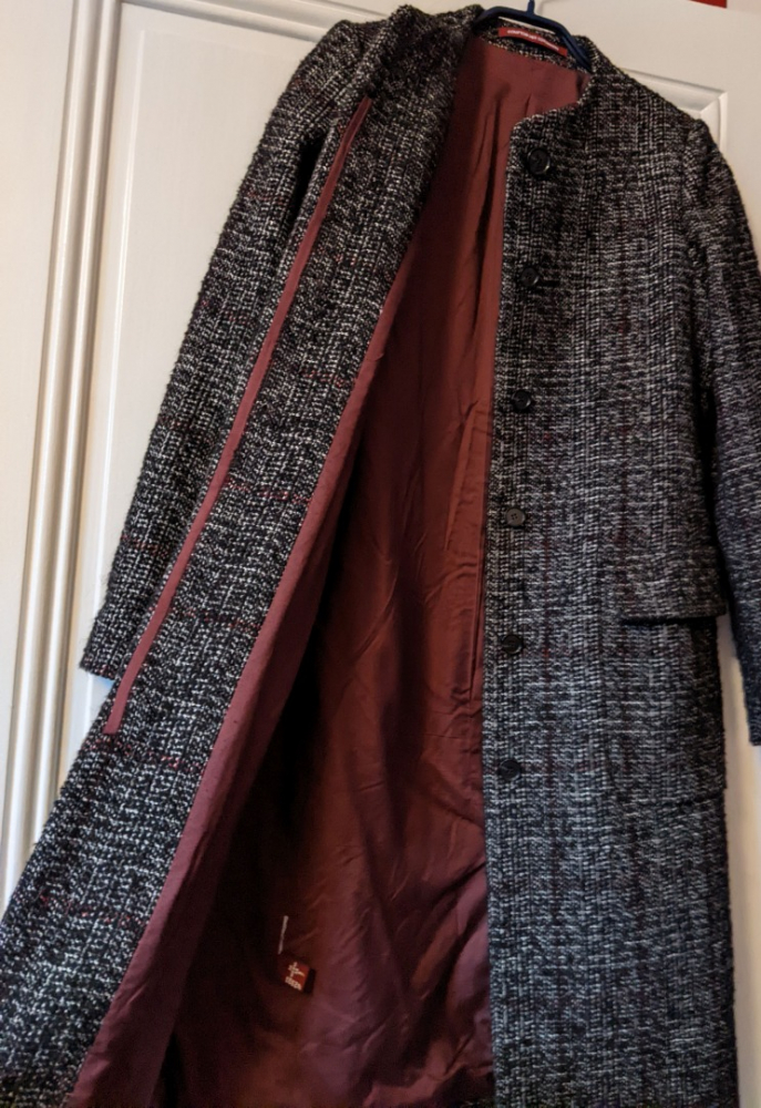 Comptoir Des Cotonniers Manteau en gros tweed 36