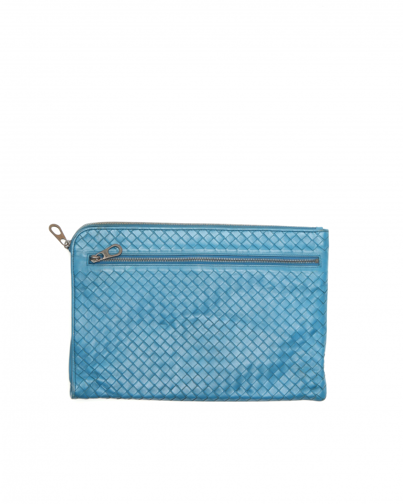 Bottega Veneta Intrecciato Leather Laptop Case, size 14-Inch