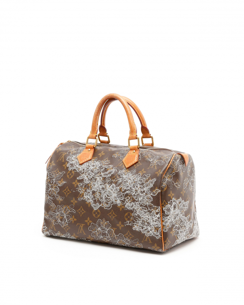Louis Vuitton Monogram Limited Edition Dentelle Speedy 30 Bag