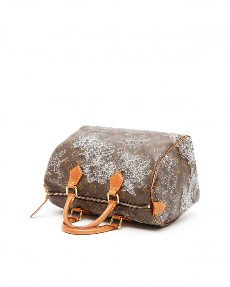 Louis Vuitton Monogram Limited Edition Dentelle Speedy 30 Bag