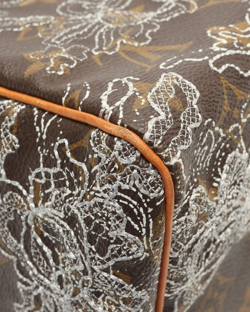 Louis Vuitton Monogram Limited Edition Dentelle Speedy 30 Bag