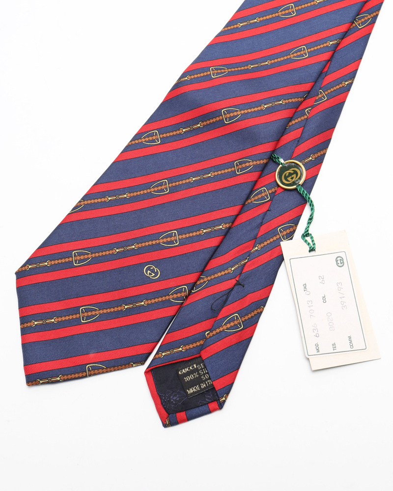 Gucci Horsebit Silk Tie