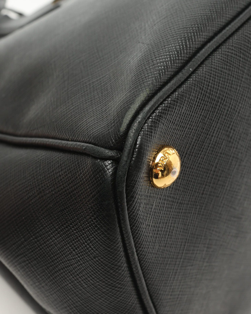 Prada Large Saffiano Lux Galleria Double Zip Bag