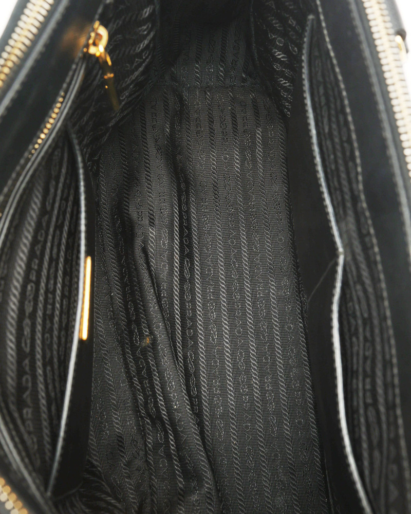 Prada Large Saffiano Lux Galleria Double Zip Bag