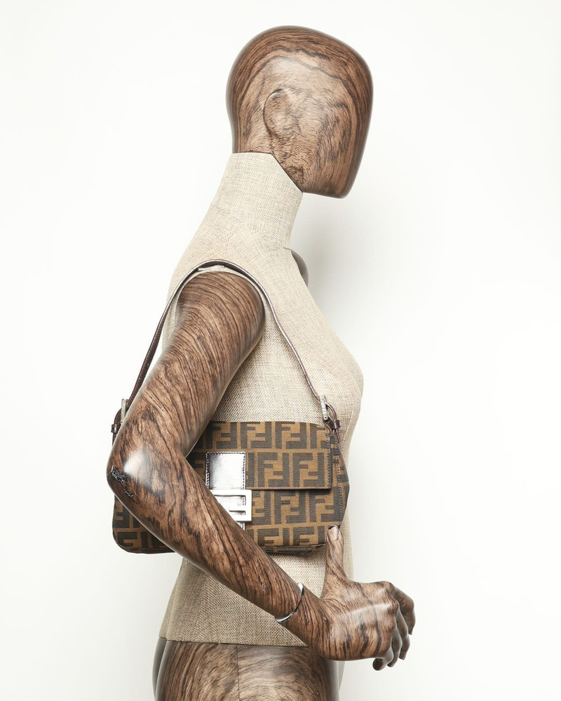 Fendi Zucca Baguette Bag