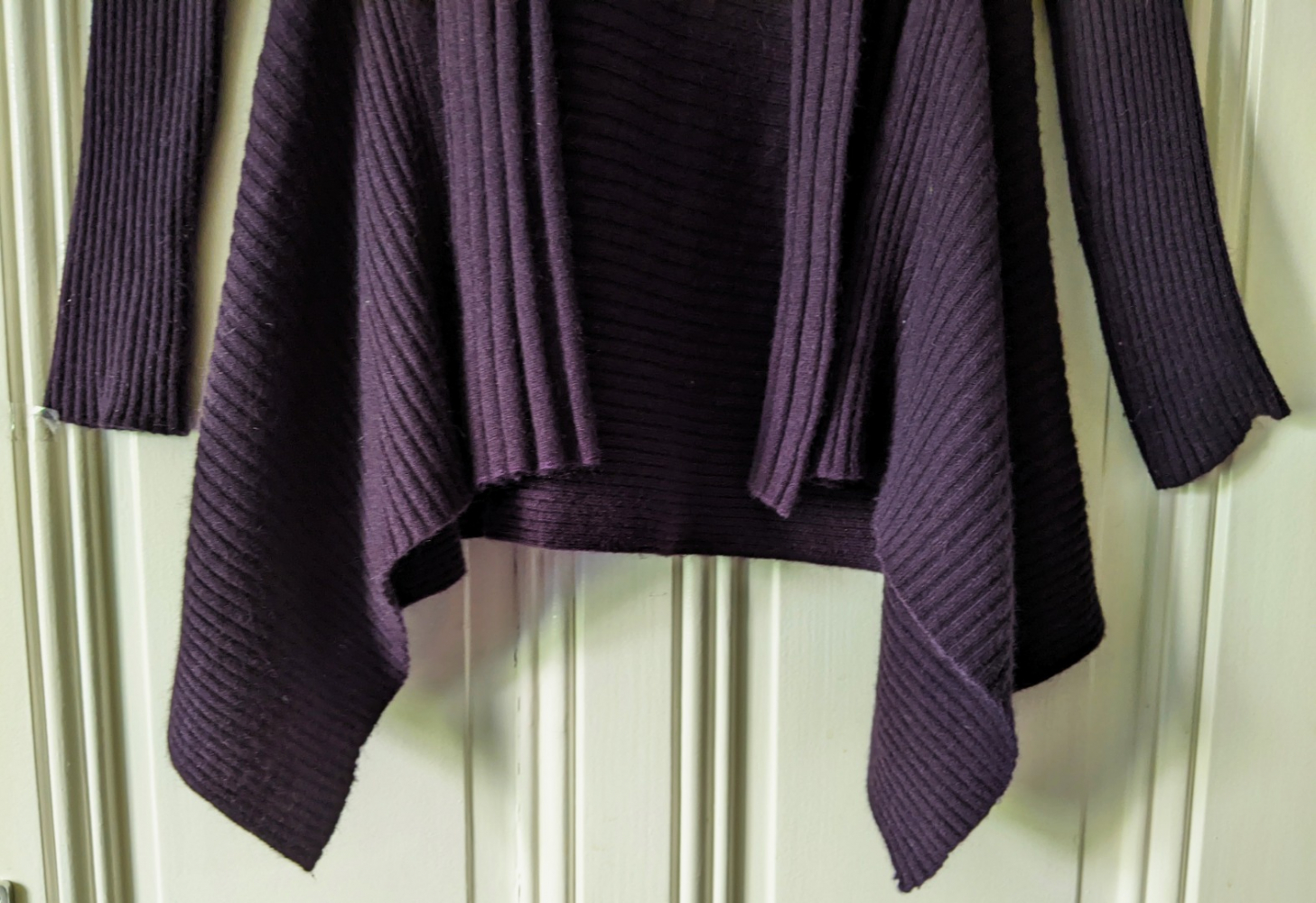 Cynthia Rowley Cardigan violet 100% cachemire S-M