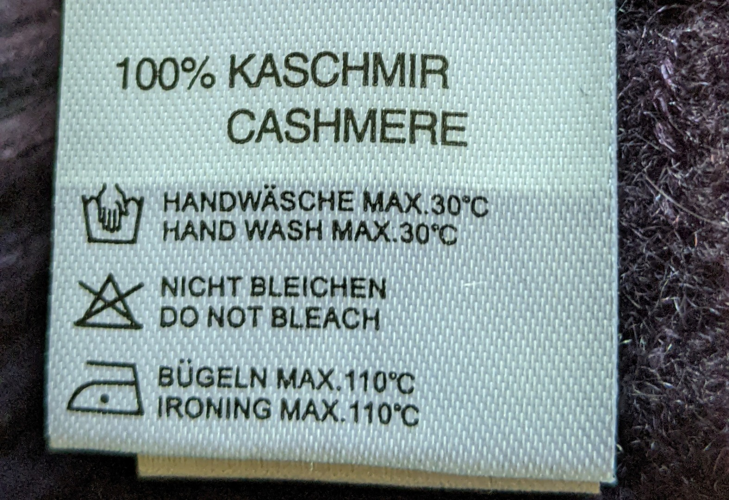 Cynthia Rowley Cardigan violet 100% cachemire S-M