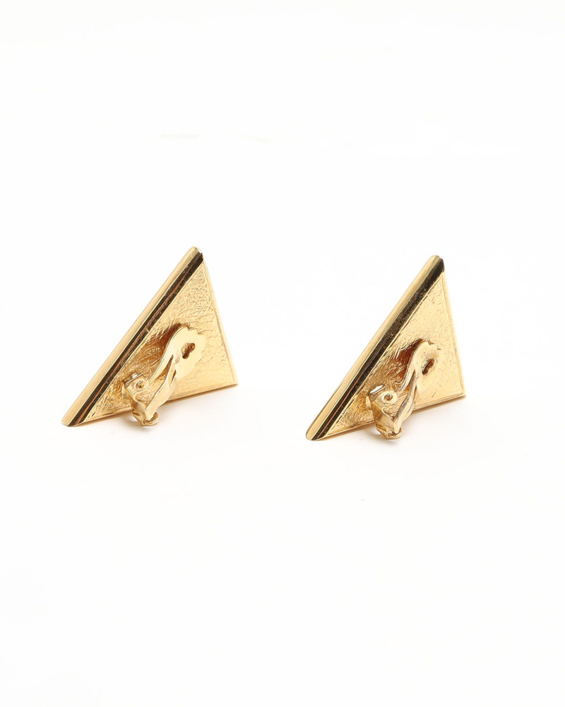 Saint Laurent Rhinestone Clip-on Earrings