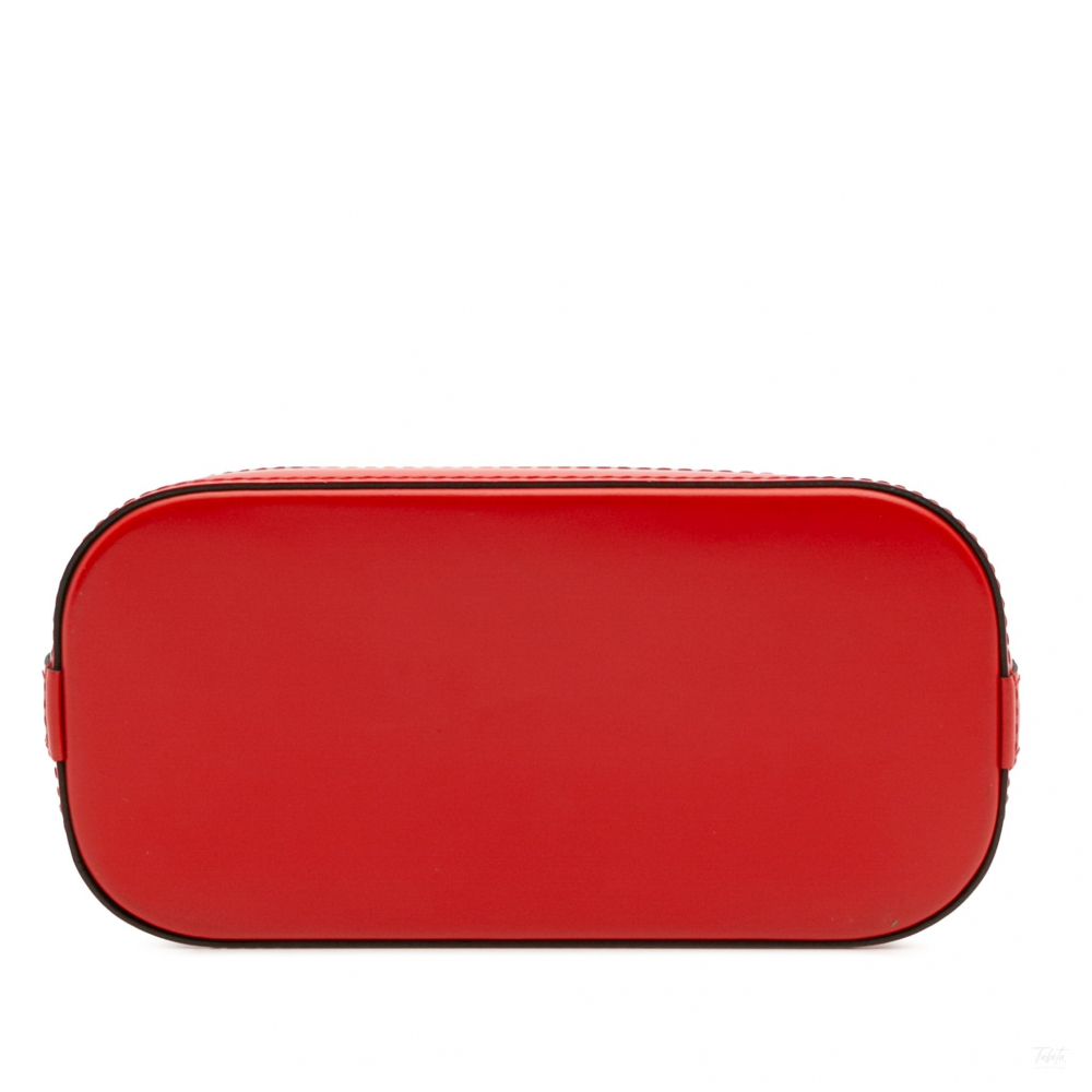 Louis Vuitton Alma Mini Epi Leather Shoulder Bag Red