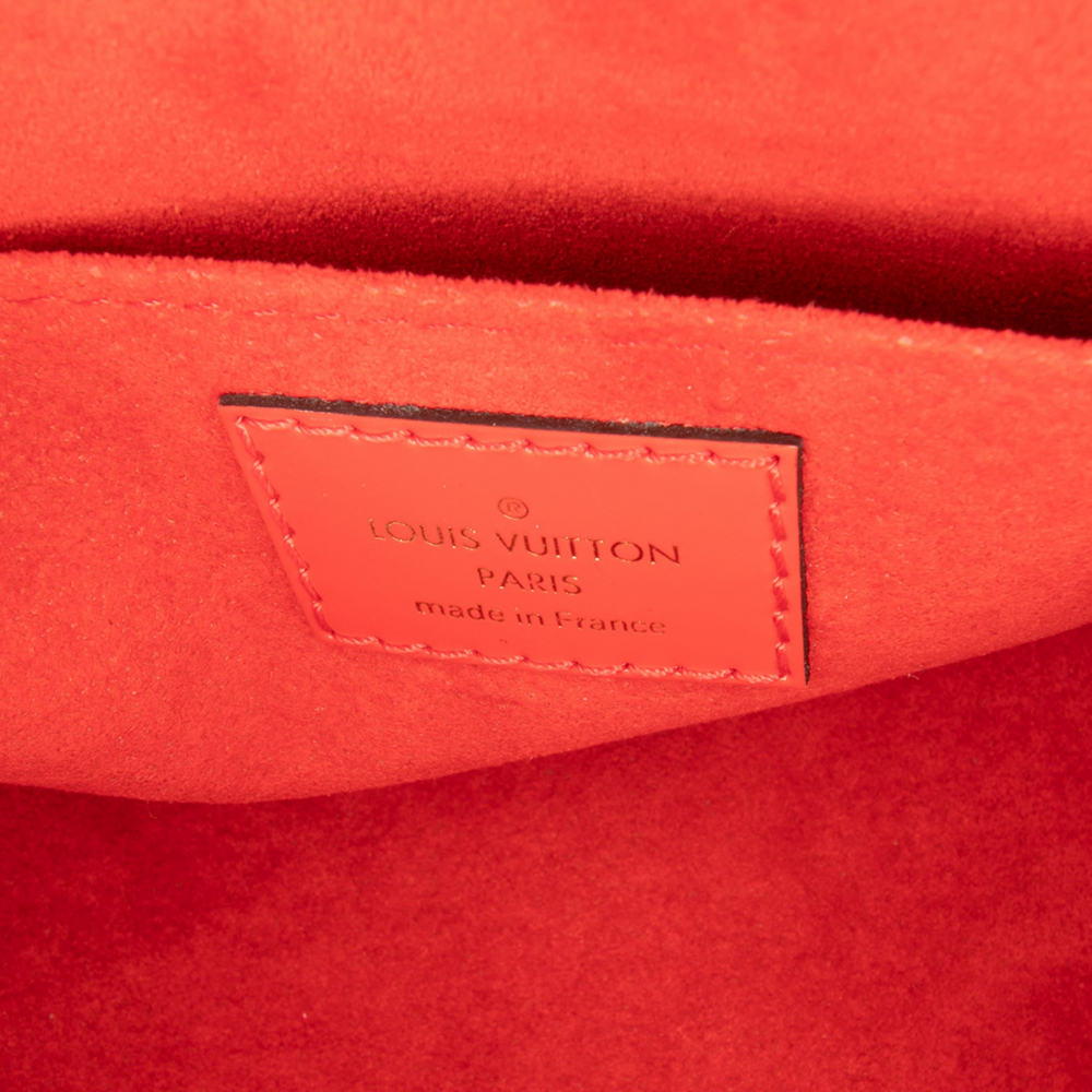 Louis Vuitton Alma Mini Epi Leather Shoulder Bag Red