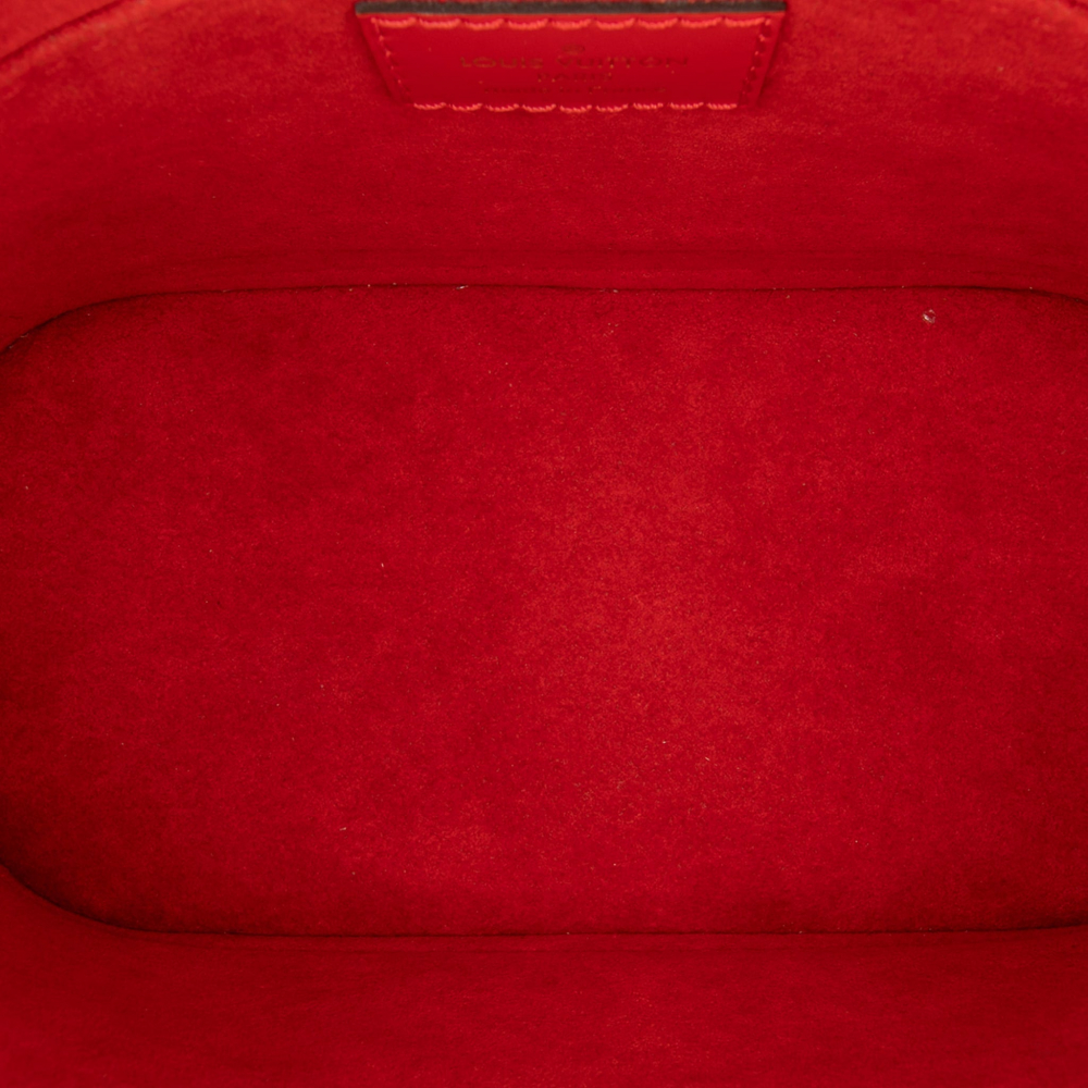 Louis Vuitton Alma Mini Epi Leather Shoulder Bag Red
