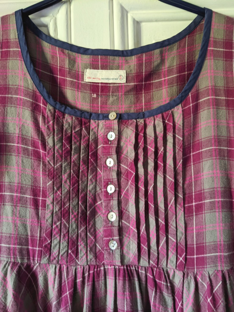 Odd Molly Robe carrelée en flanelle S