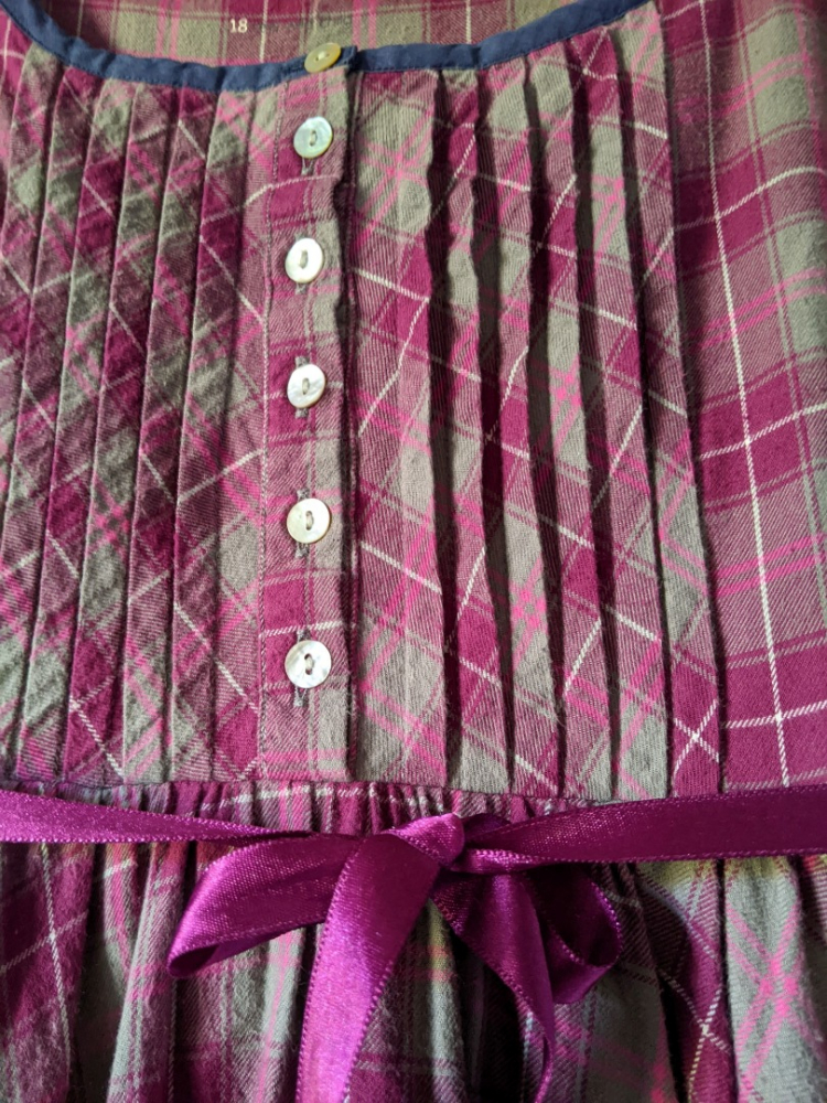 Odd Molly Robe carrelée en flanelle S