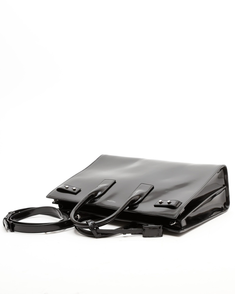 Saint Laurent Patent Large Sac De Jour Thin Bag