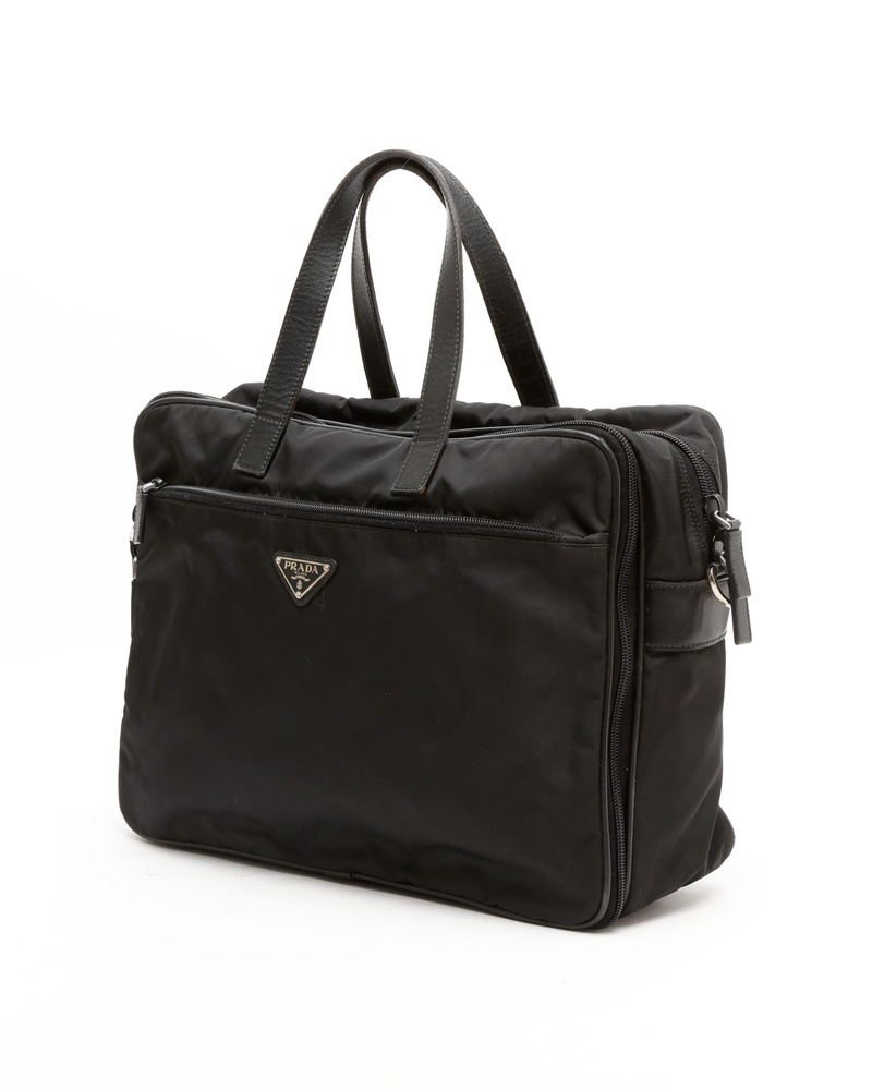 Prada Tessuto Nylon Business Bag