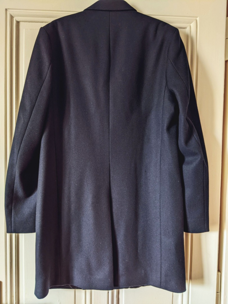 Cos Eleganter Wollmantel in marineblau T. 46, NEUF