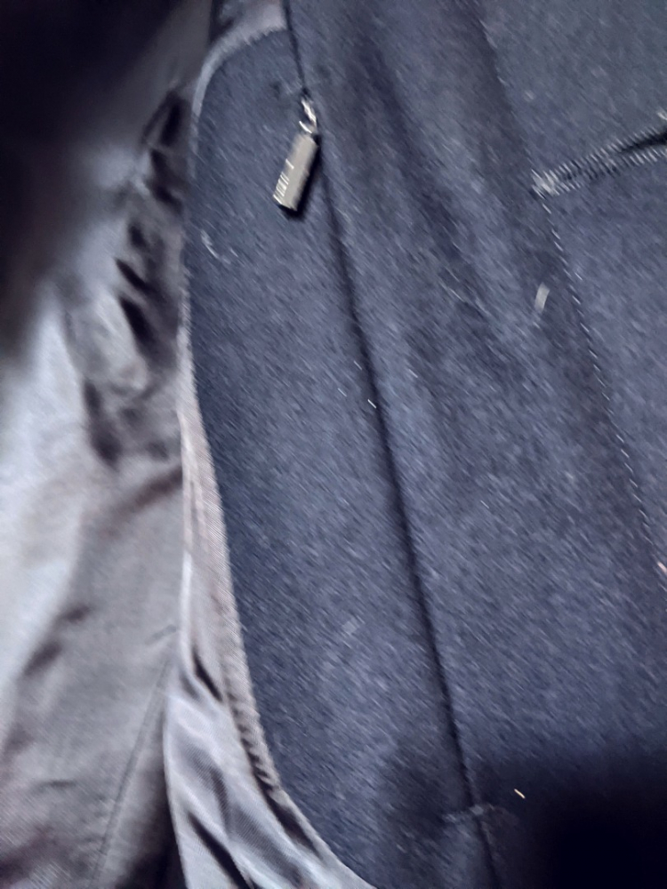 Cos Eleganter Wollmantel in marineblau T. 46, NEUF