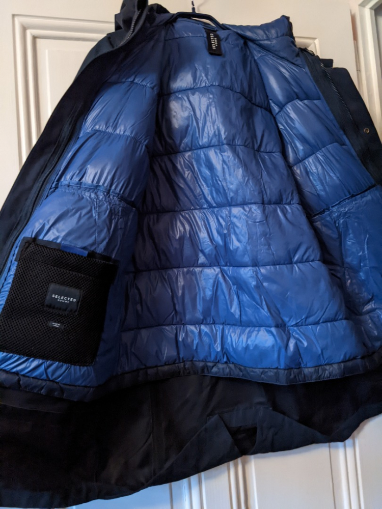 Selected Parka Tech Marine 4 Jahreszeiten S-M, NEU