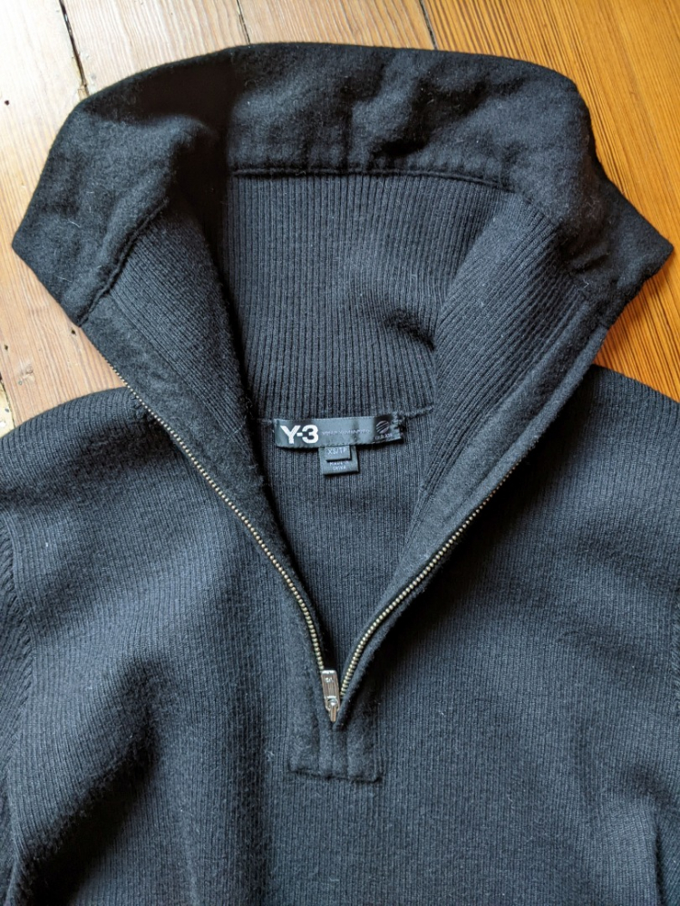 Adidas by Yohji Yamamoto Black knit dress XS-S - NEW!