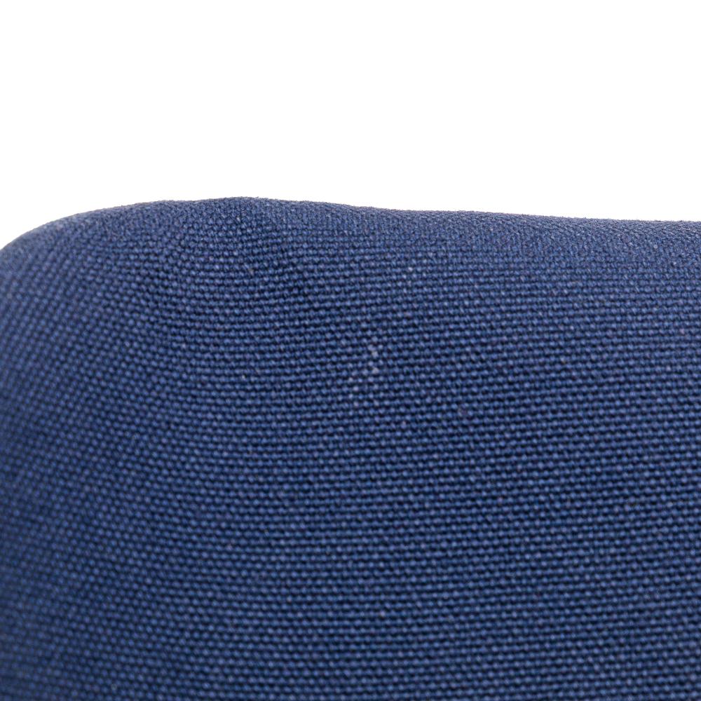 Hermès B Hermès Blue Dark Blue with Green Canvas Fabric Small Toile Bride A Brac Case France