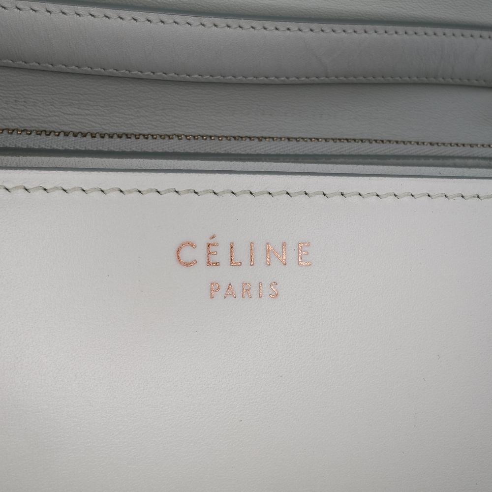 Celine B Celine Green Light Green Calf Leather Medium skin Classic Box Italy
