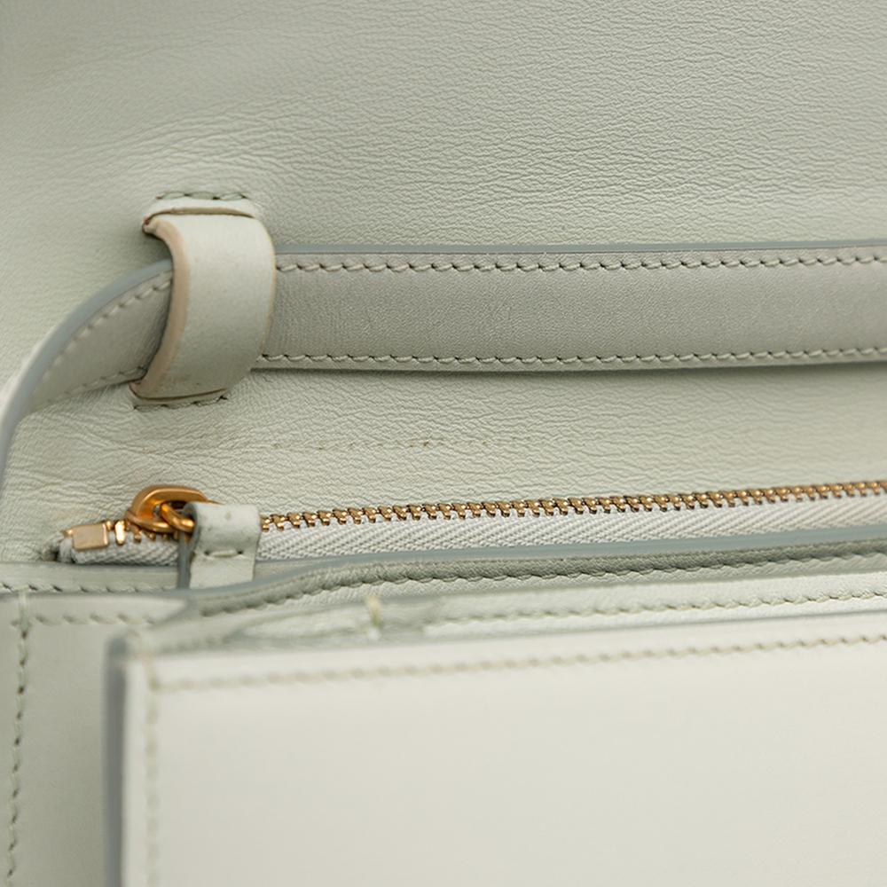 Celine B Celine Green Light Green Calf Leather Medium skin Classic Box Italy