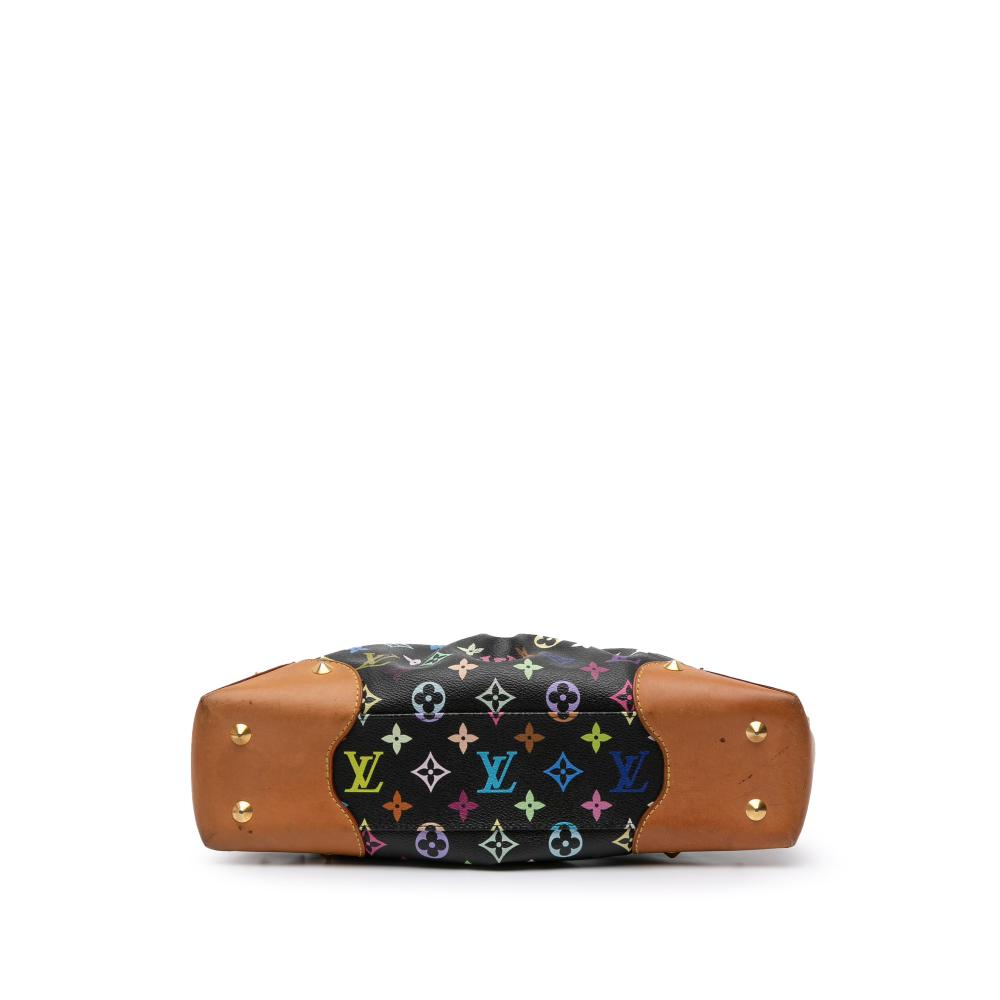 Louis Vuitton B Louis Vuitton Black Monogram Multicolore Canvas Canvas Monogram Multicolore Judy MM France
