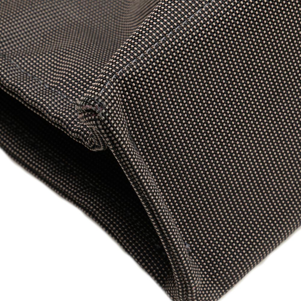 Hermès B Hermès Gray Dark Gray Canvas Fabric Herline MM France