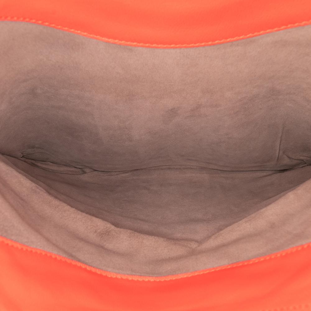 Bottega Veneta B Bottega Veneta Red Nappa Leather Leather Nappa Intrecciato Turn Lock Clutch Italy