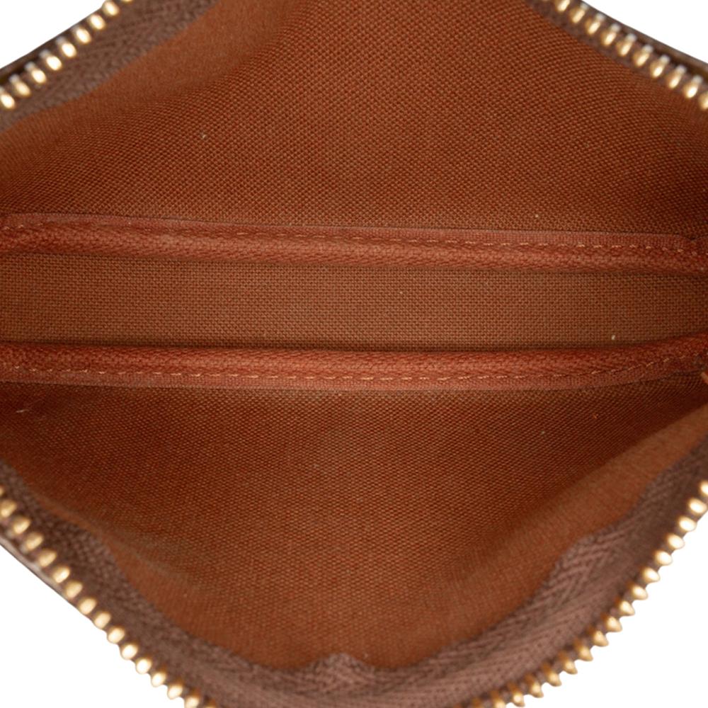 Louis Vuitton B Louis Vuitton Brown Monogram Canvas Fabric Monogram Mini Pochette Accessoires France