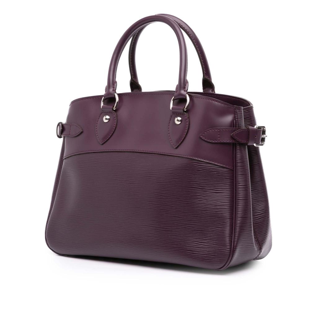 Louis Vuitton B Louis Vuitton Purple Epi Leather Leather Epi Passy PM France