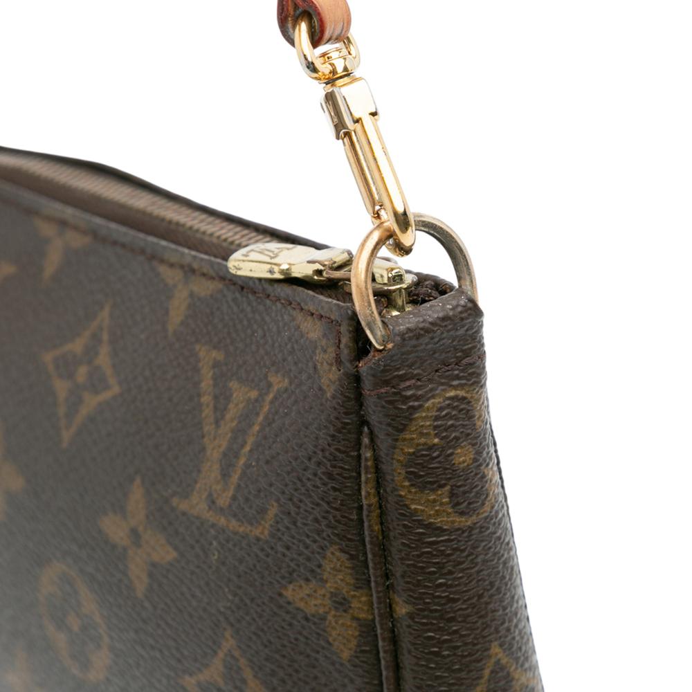Louis Vuitton B Louis Vuitton Brown Monogram Canvas Fabric Monogram Pochette Accessoires France