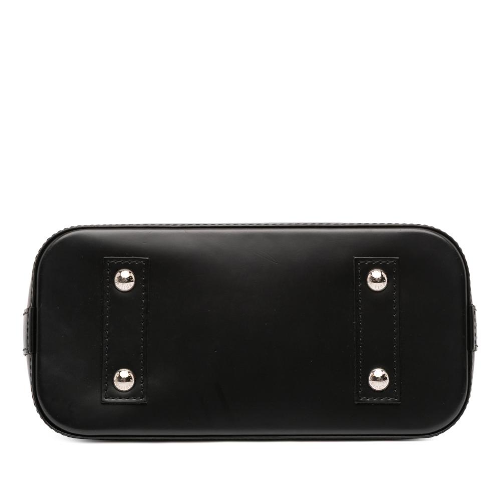 Louis Vuitton AB Louis Vuitton Blue Epi Leather Leather Epi Denim Alma BB France