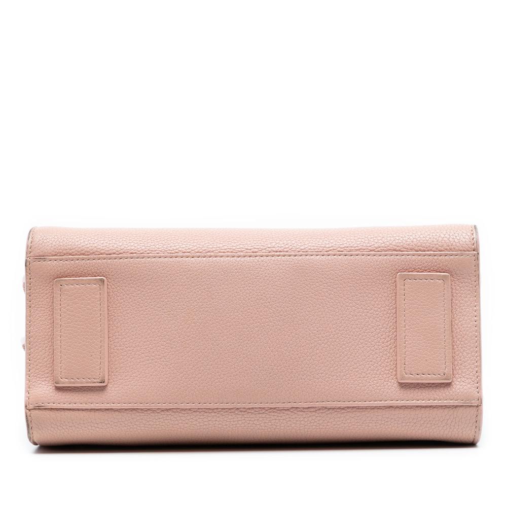 Saint Laurent B Saint Laurent Pink Light Pink Calf Leather Baby Grained skin Sac De Jour Satchel Italy