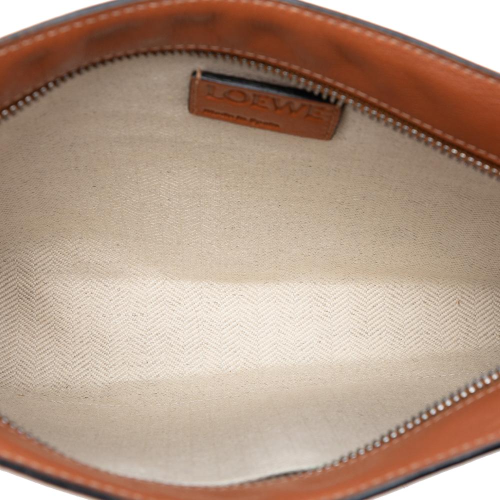 Loewe B LOEWE Brown Calf Leather Puzzle Clutch Spain