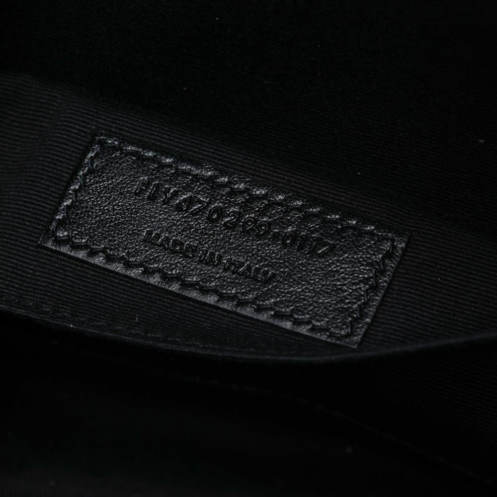 Saint Laurent B Saint Laurent White Lambskin Leather Leather Small Lambskin Monogram Lou Camera Bag Italy