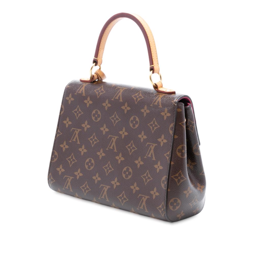 Louis Vuitton B Louis Vuitton Brown Monogram Canvas Fabric Monogram Cluny BB Spain