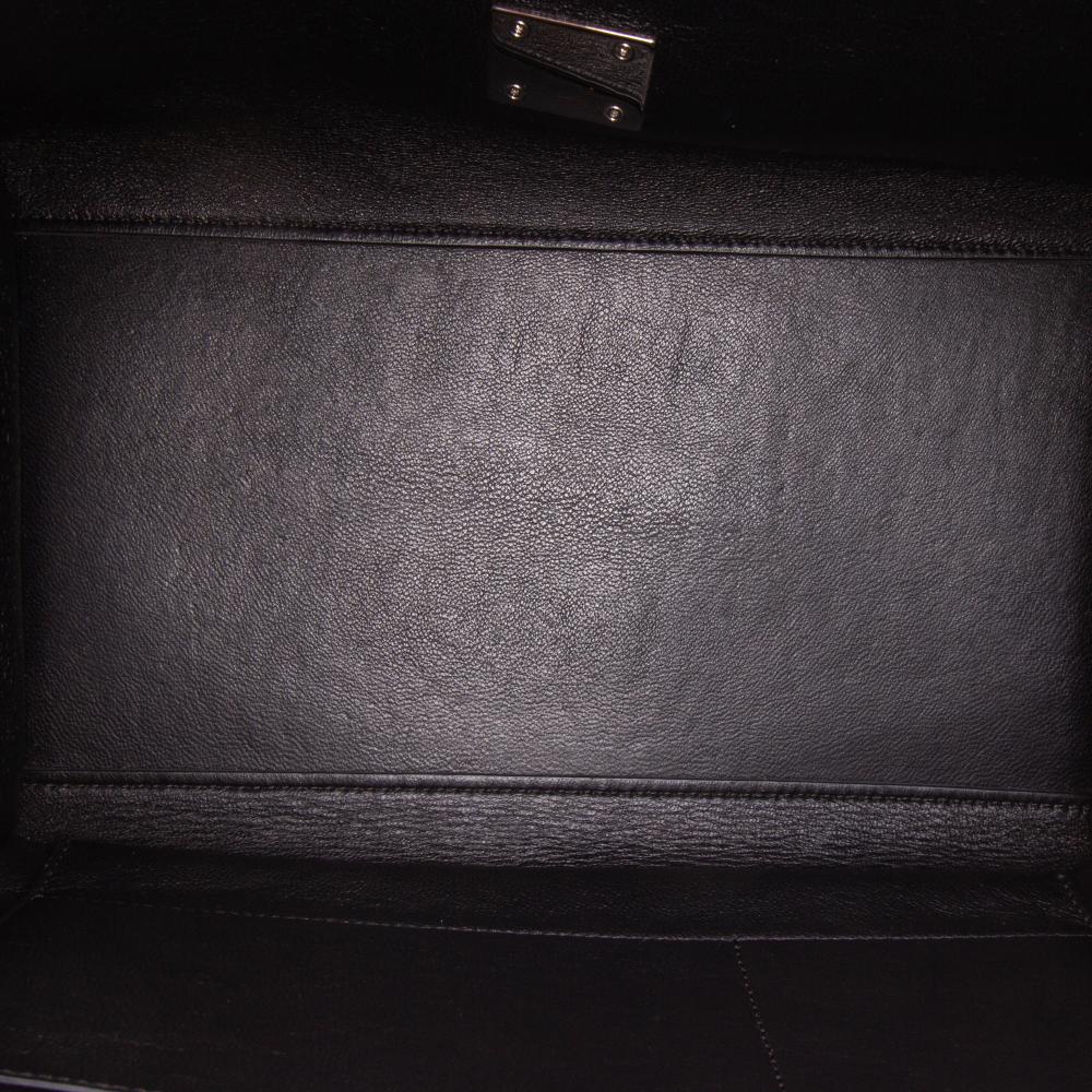 Celine AB Celine Red Calf Leather Medium Drummed skin and Suede Trapeze Satchel Italy