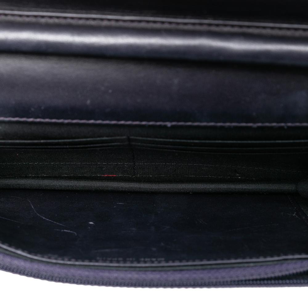 Chanel B Chanel Purple Plum Caviar Leather Leather CC Caviar Wallet On Chain Spain