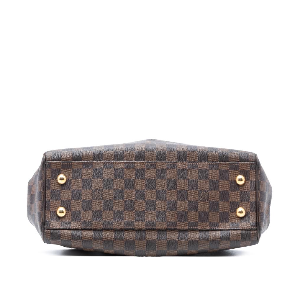 Louis Vuitton B Louis Vuitton Brown Damier Canvas Fabric Damier Ebene Trevi PM France