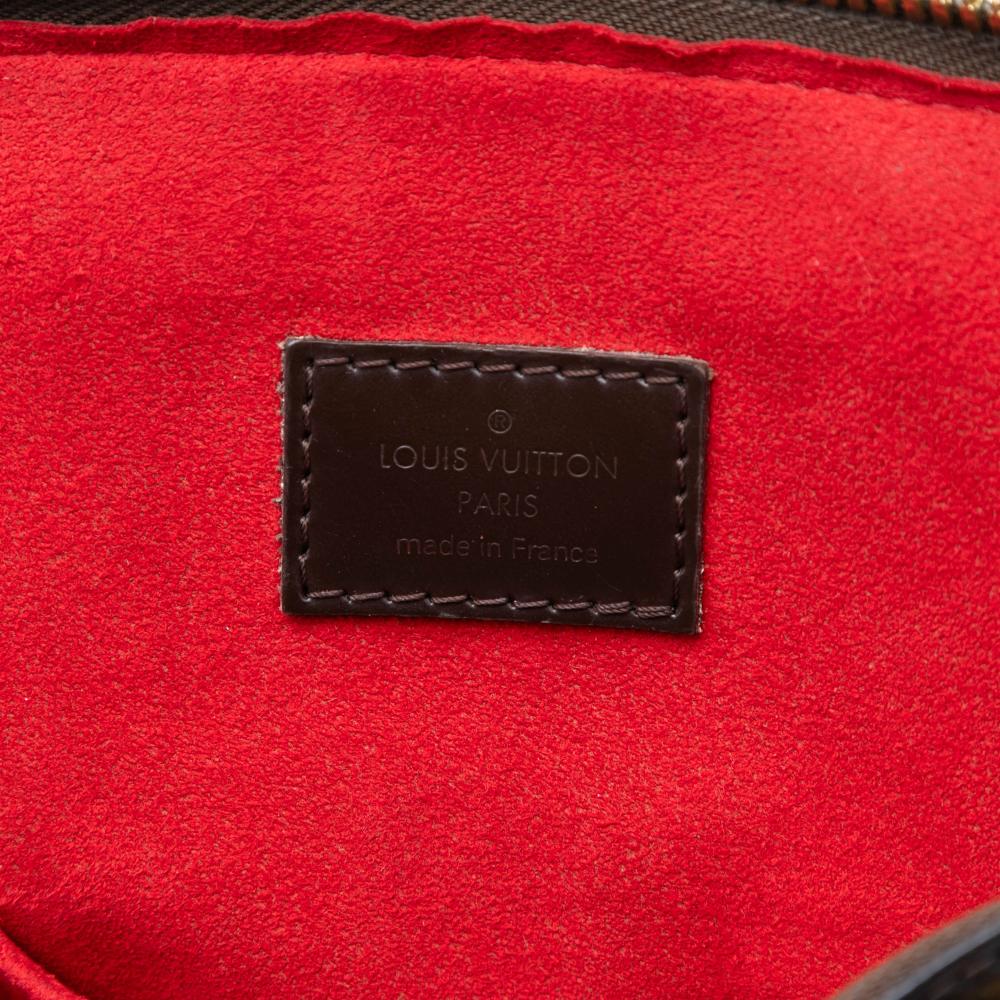 Louis Vuitton B Louis Vuitton Brown Damier Canvas Fabric Damier Ebene Trevi PM France