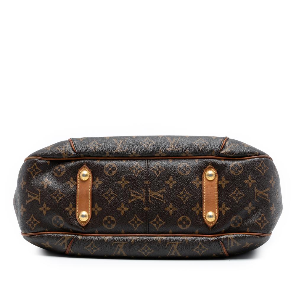Louis Vuitton B Louis Vuitton Brown Monogram Canvas Fabric Monogram Galliera PM France