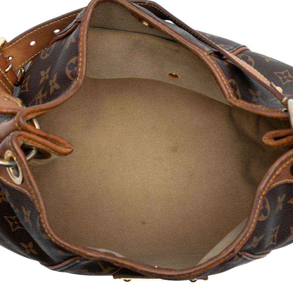 Louis Vuitton B Louis Vuitton Brown Monogram Canvas Fabric Monogram Galliera PM France