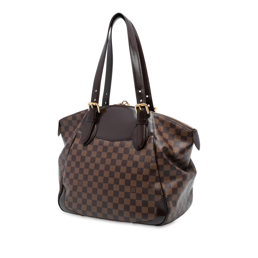 Louis Vuitton B Louis Vuitton Brown Damier Canvas Fabric Damier Ebene Verona GM France