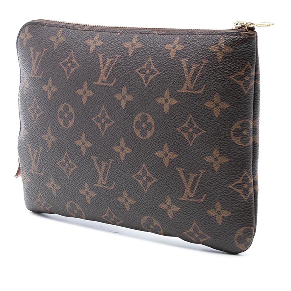 Louis Vuitton B Louis Vuitton Brown Monogram Canvas Fabric Monogram Etui Voyageur PM France